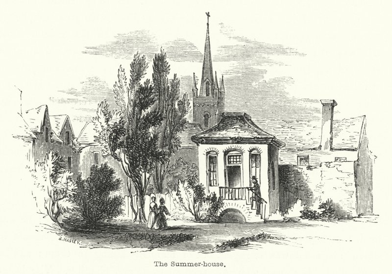 La Casa de Verano (grabado) de English School