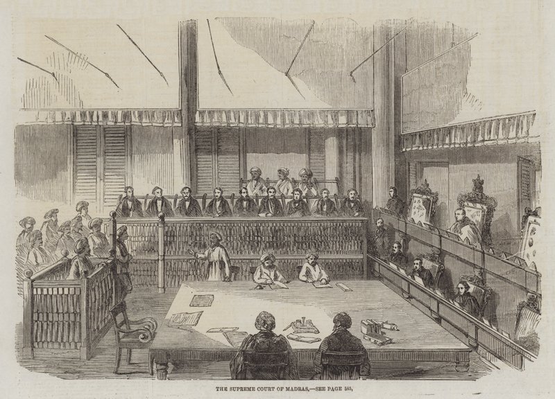 La Corte Suprema de Madrás de English School