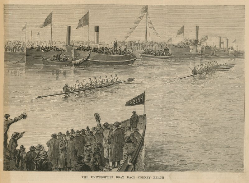 La carrera de botes de las Universidades de English School