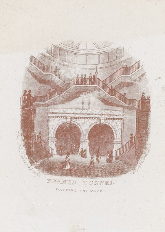 La Entrada de Wapping del Túnel del Támesis de English School