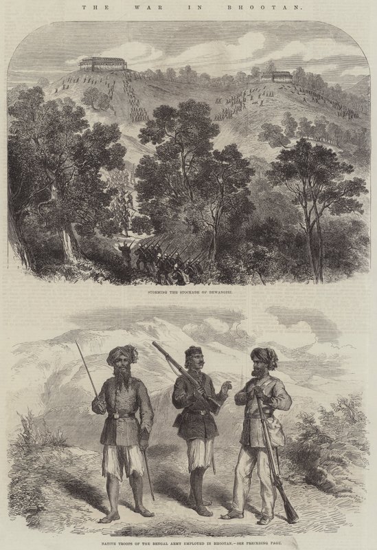 La guerra en Bhootan de English School