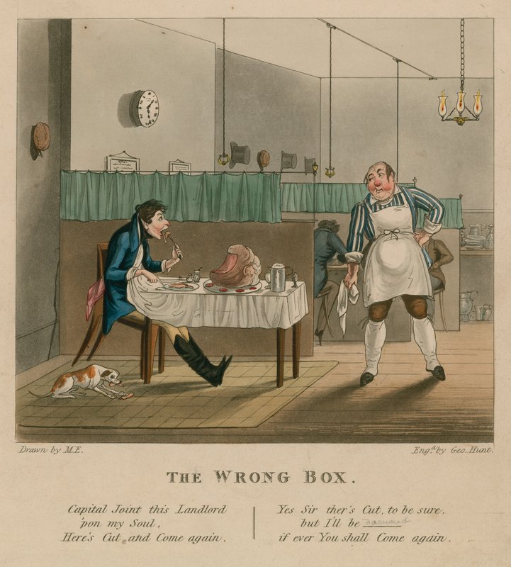La Caja Equivocada; caricatura de English School