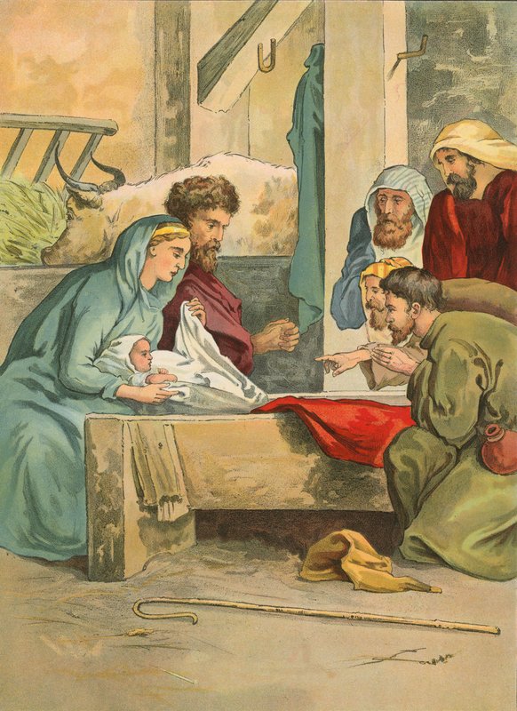 El nacimiento de Cristo de English School
