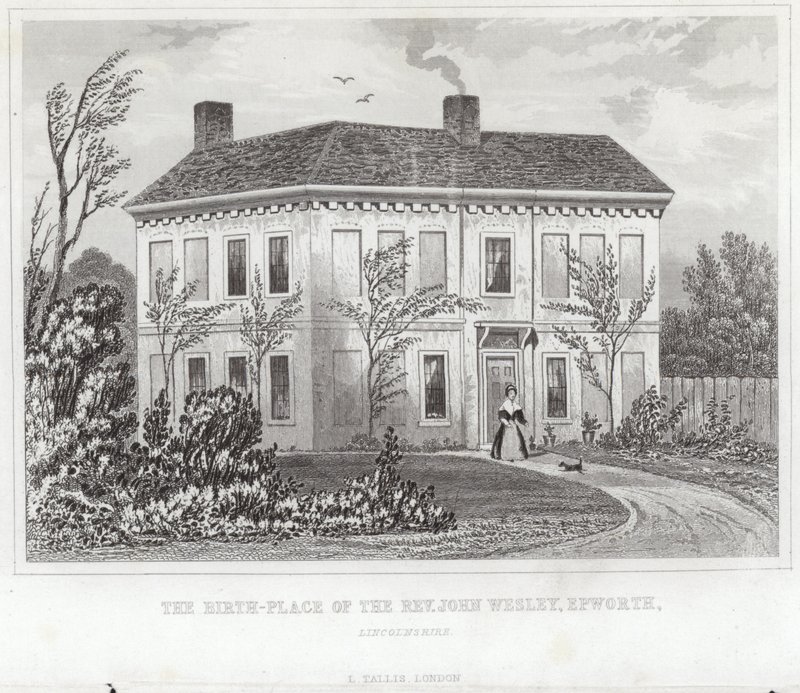 El lugar de nacimiento del Reverendo John Wesley de English School