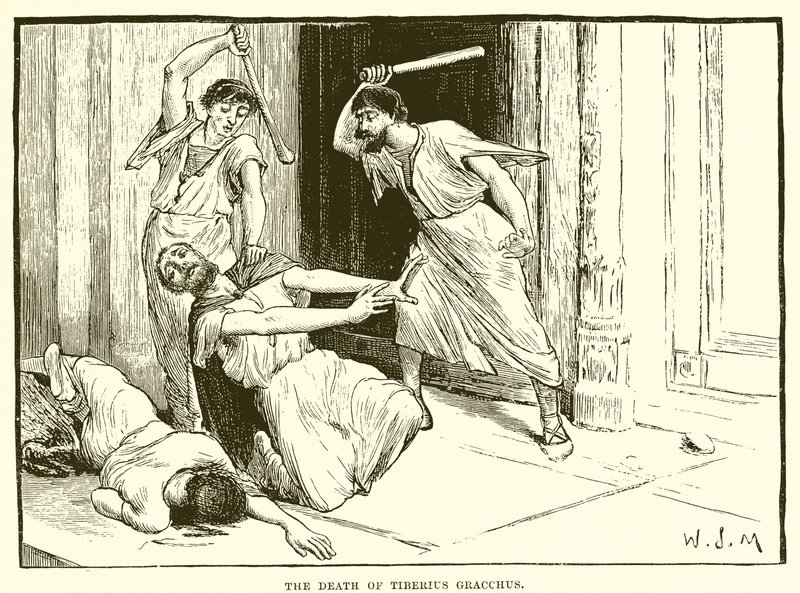La muerte de Tiberio Graco de English School