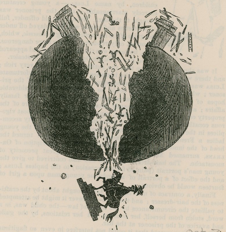 La caída de la estatua de Wellington; caricatura de English School