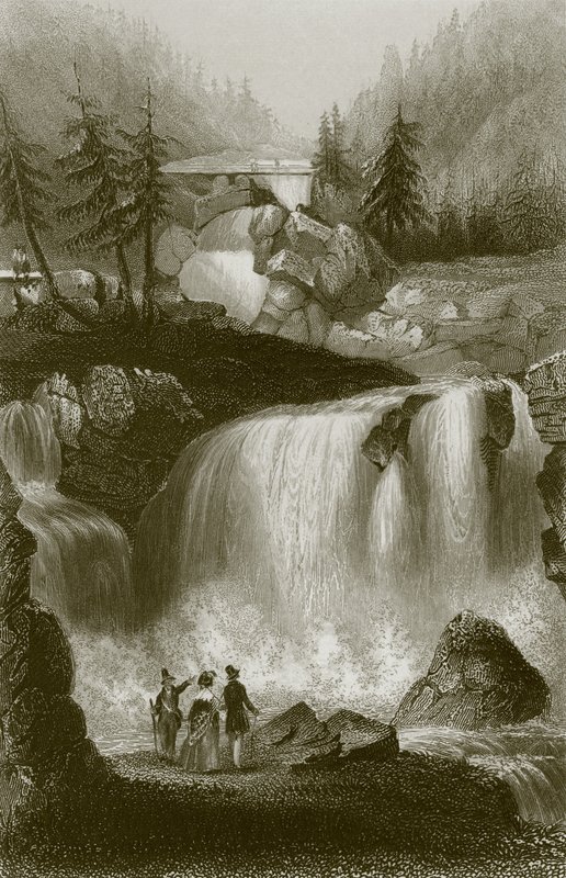 Las cataratas de Tryberg de English School