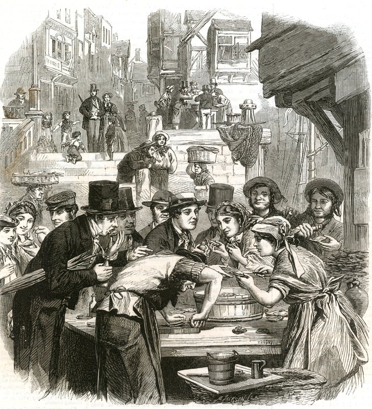 El primer día de ostras de English School