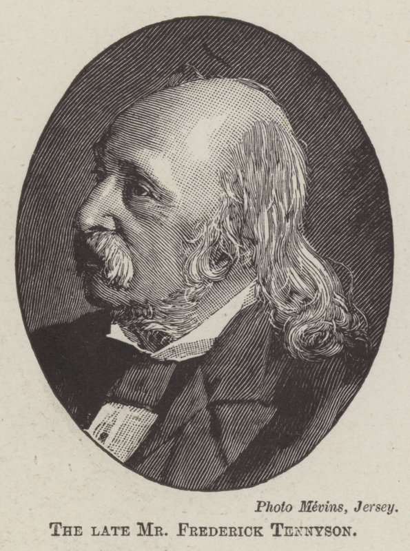 El difunto Sr. Frederick Tennyson (grabado) de English School