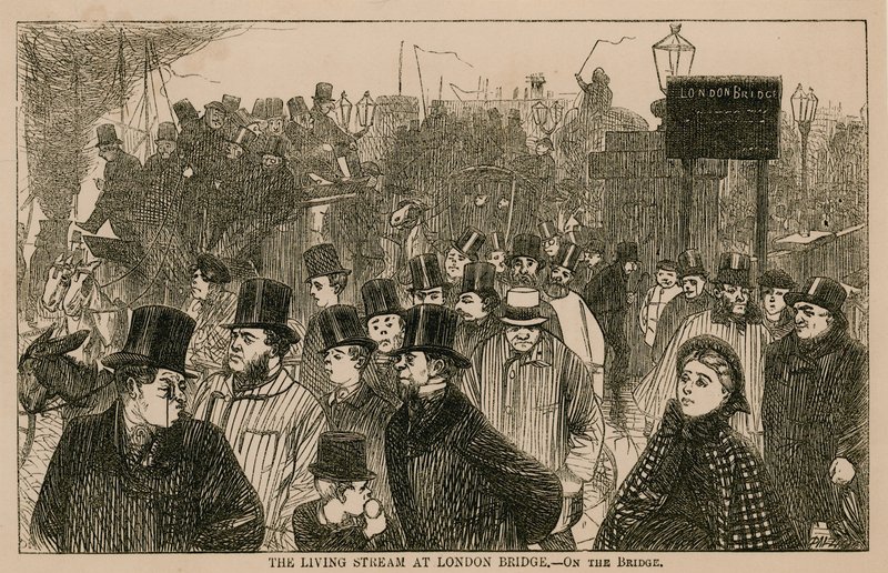La corriente viva en el Puente de Londres de English School