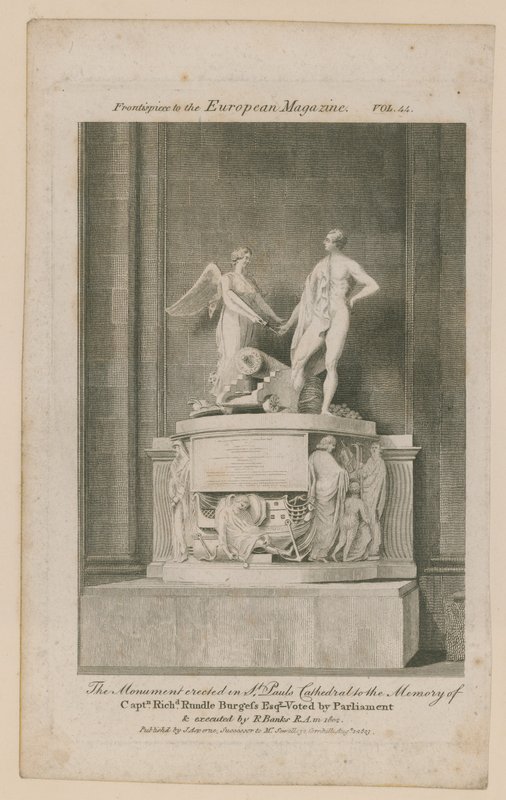 El monumento erigido en la Catedral de San Pablo de English School