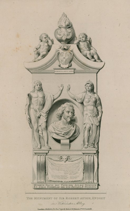 El monumento de Sir Robert Ayton de English School