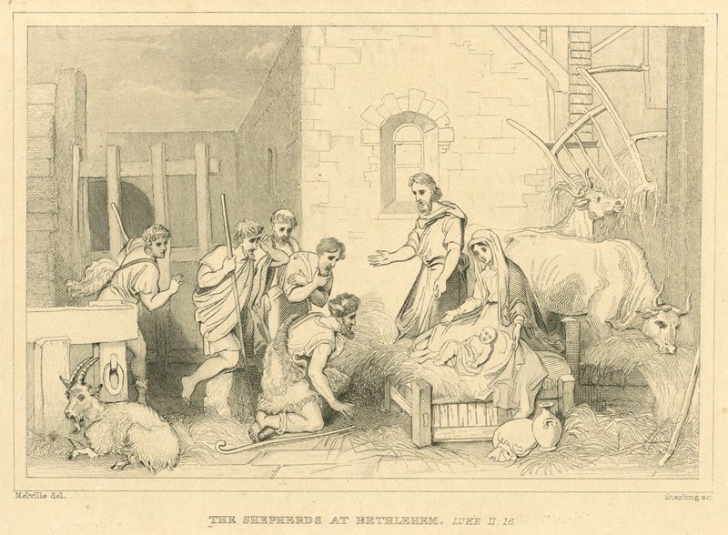 Los pastores en Belén, Lucas II de English School