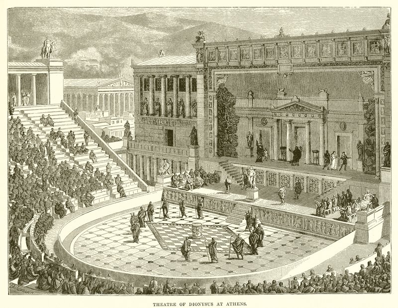 Teatro de Dionisio en Atenas de English School