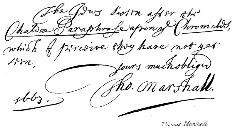 Thomas Marshall de English School