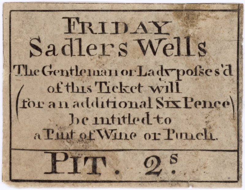 Entrada para el viernes en Sadlers Wells de English School