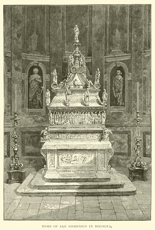 Tumba de San Domenico en Bolonia de English School