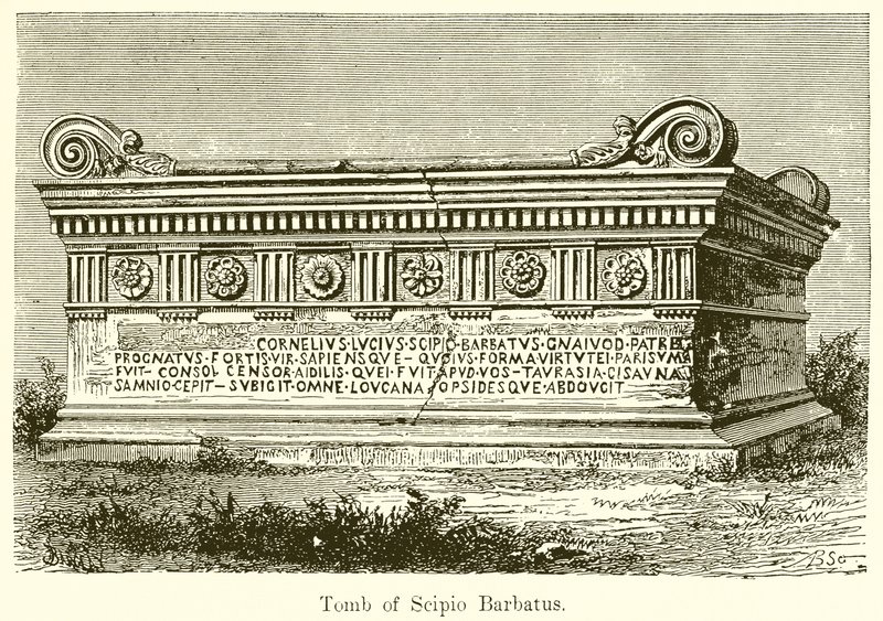 Tumba de Escipión Barbato de English School