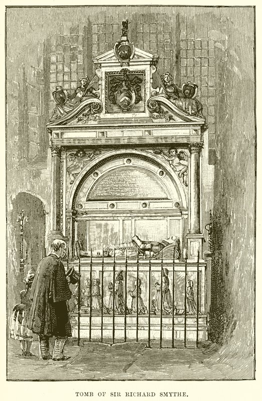 Tumba de Sir Richard Smythe de English School