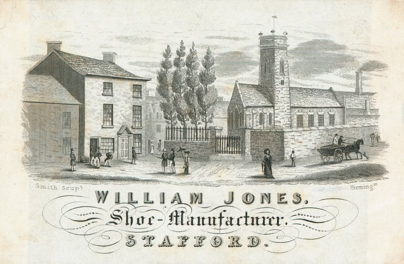 Tarjeta comercial, William Jones de English School