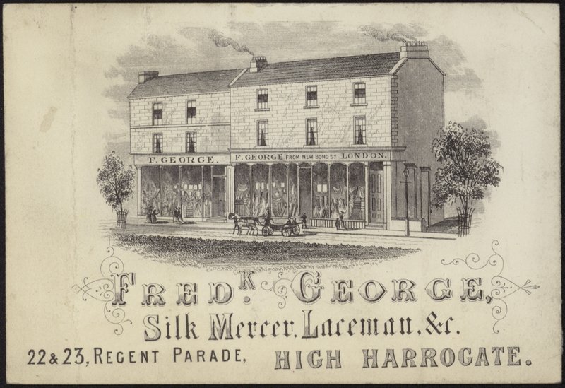 Tarjeta comercial de Frederick George de English School