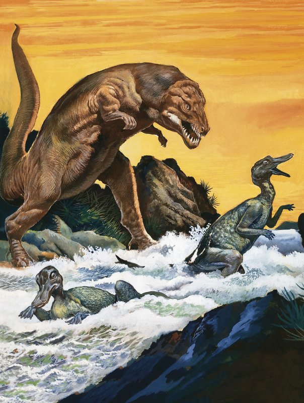Ataque del Tyrannosaurus Rex de English School