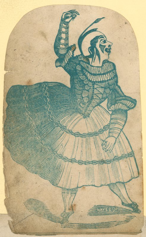 Payaso o bufón no identificado de English School