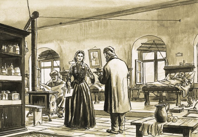 Escena de hospital no identificada de English School