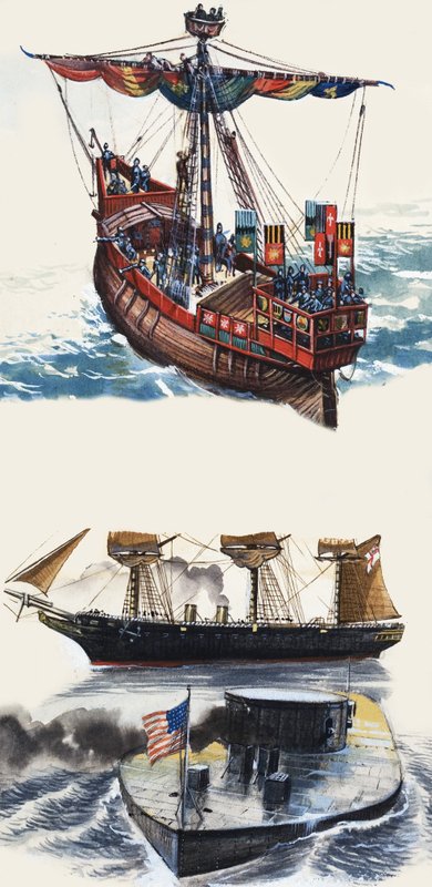 Barcos no identificados de English School