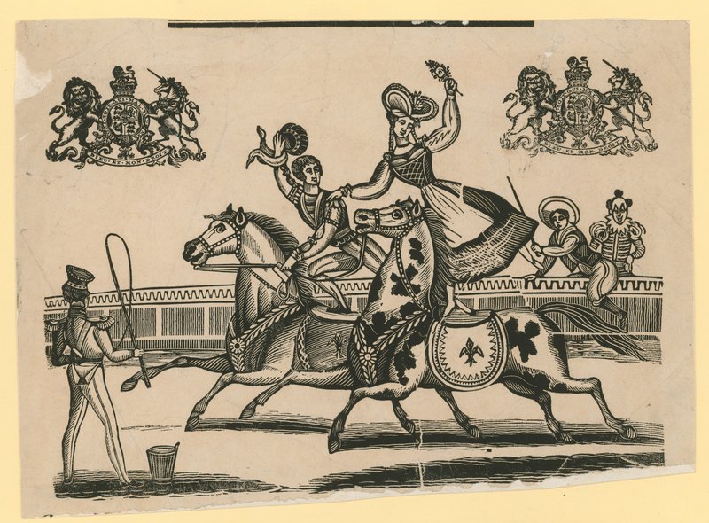 Escena de circo sin título: Monta de Caballo de English School
