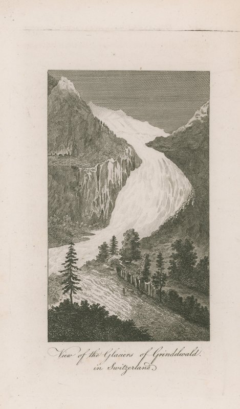 Vista de los glaciares de Grindelwald de English School