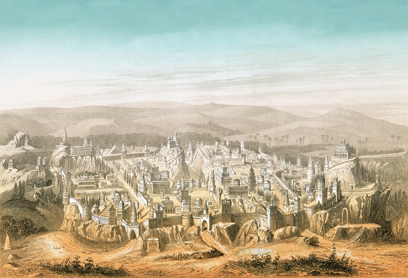 Vista de Jerusalén de English School