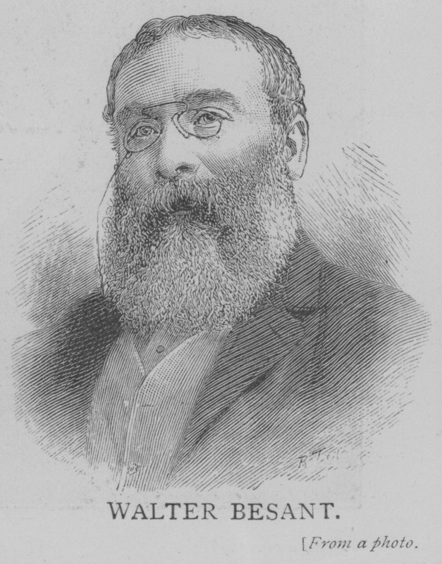 Walter Besant (grabado) de English School