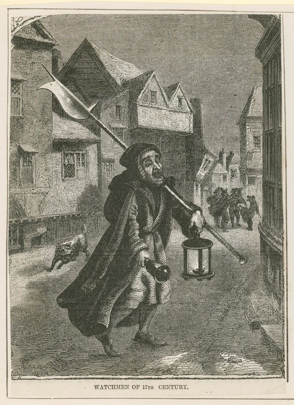 Vigilantes del siglo XVII de English School