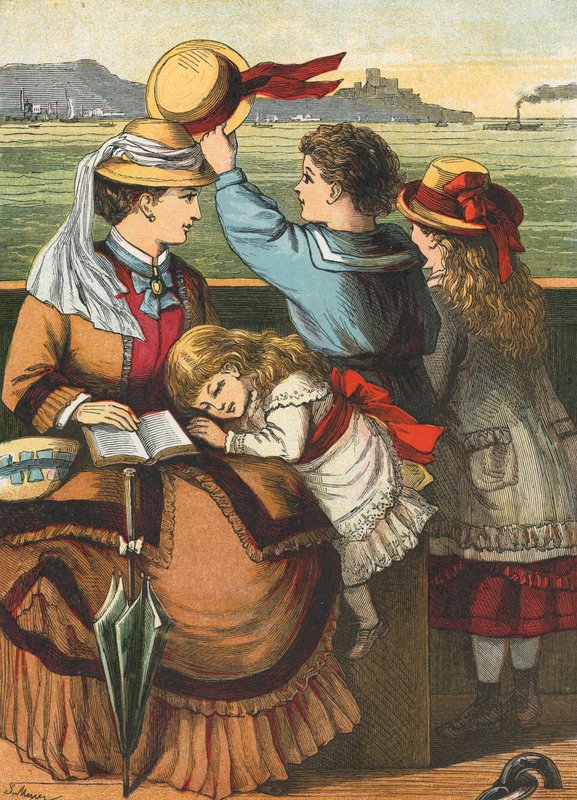 Saludando a los barcos de English School