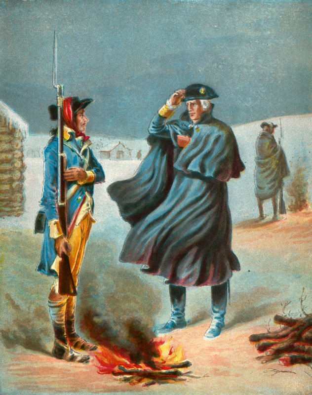 Invierno en Valley Forge de English School