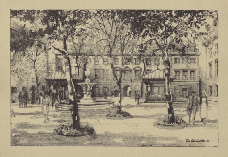 El patio en Barts de Ernest Coffin