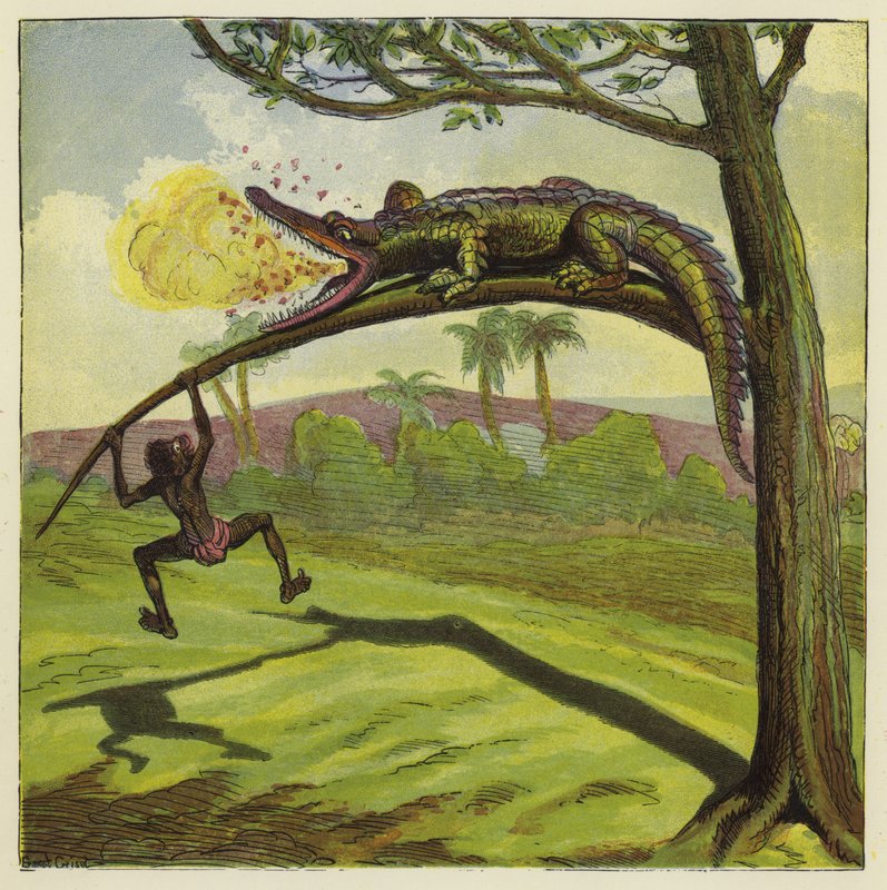 Cocodrilo de Ernest Henry Griset