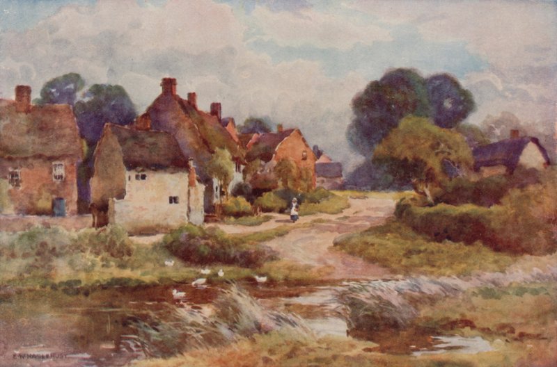 "Beggarly Broom" (litografía en color) de Ernest William Haslehust