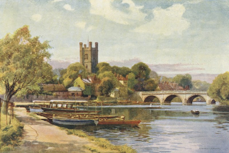 Henley (litografía en color) de Ernest William Haslehust