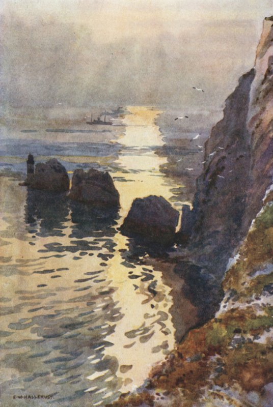 Las agujas (litografía en color) de Ernest William Haslehust