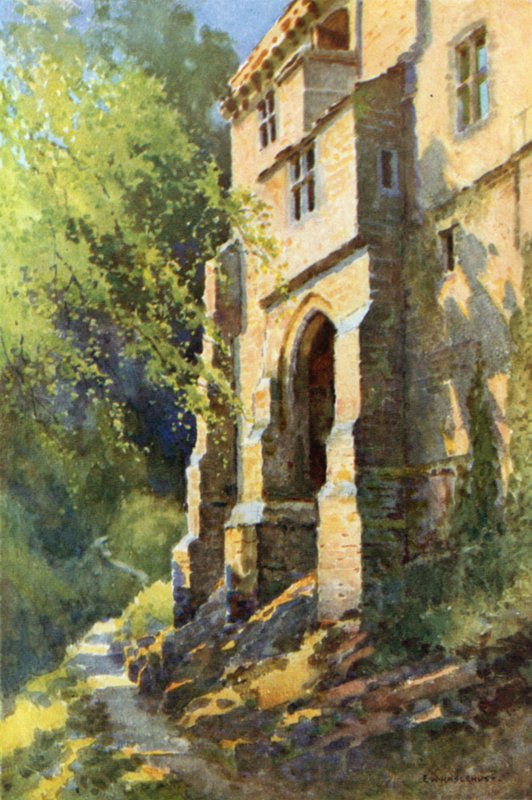 The Palace, Dunfermline (litografía en color) de Ernest William Haslehust