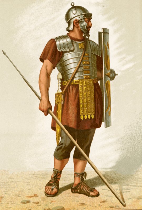 Legionario romano de Etienne Antoine Eugene Ronjat