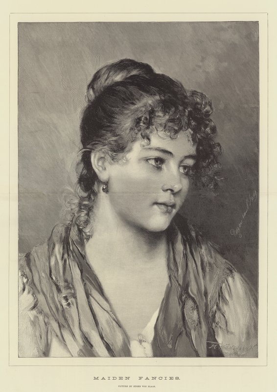 Fantasías de doncella de Eugen von Blaas