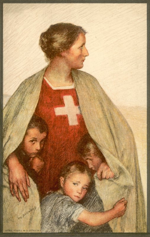 Cruz Roja Suiza de Eugene Burnand
