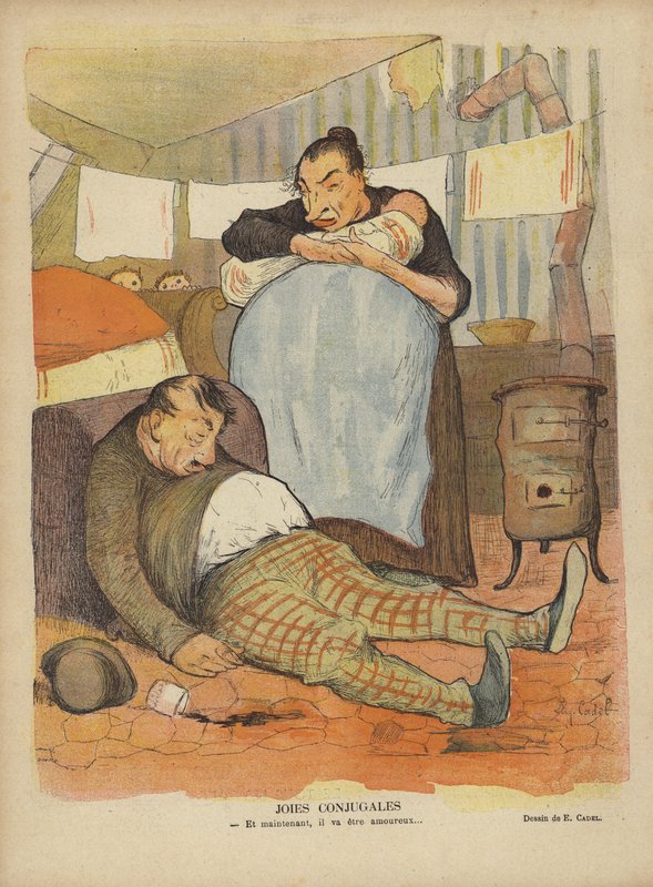 Ilustración para Le Rire de Eugene Cadel