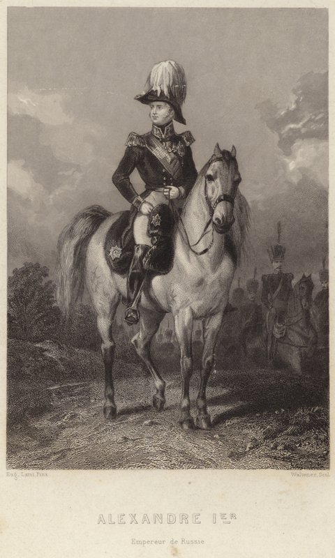 Alejandro I de Rusia de Eugene Louis Lami
