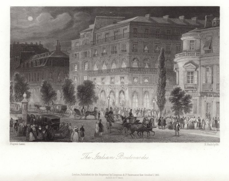 El Bulevar Italiano de Eugene Louis Lami
