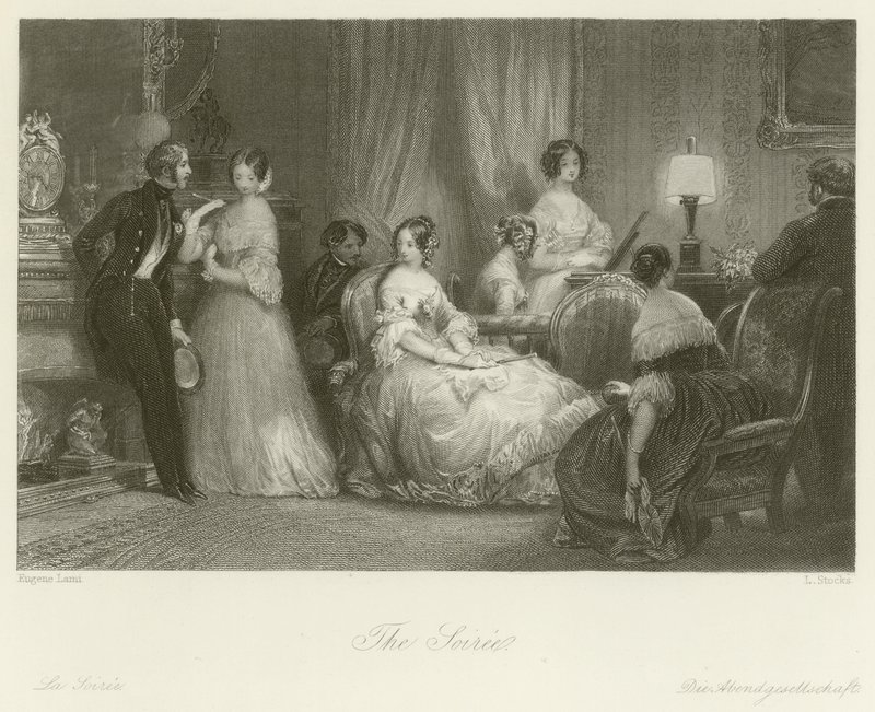 La velada de Eugene Louis Lami