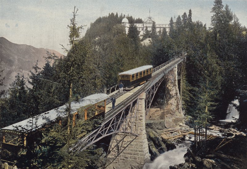 Ferrocarril y Cascada de Giersbach de European Photographer